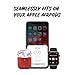 KeyBudz AirPods 2 & 1 Case [Front LED Visible] Protective Silicone Cover and Skin Compatible with Apple AirPods (Without Carabiner, Lava Red)