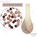Rose Gold Confetti Balloons Decorations – Pack of 30, 12 Inch, Great for Bridal Shower Decorations and Birthdays | Rose Gold Party Decorations | Pre-filled Rose Gold Confetti Metallic Latex Balloons
