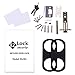 EZlock ELC01-V2.0 Electronic Backlit Keypad Keyless Entry Door Lever Lock, Unlock with Code, Card, Physical Keys, Auto-Lock, Passage Mode, Voice Operating System, Left-Handed