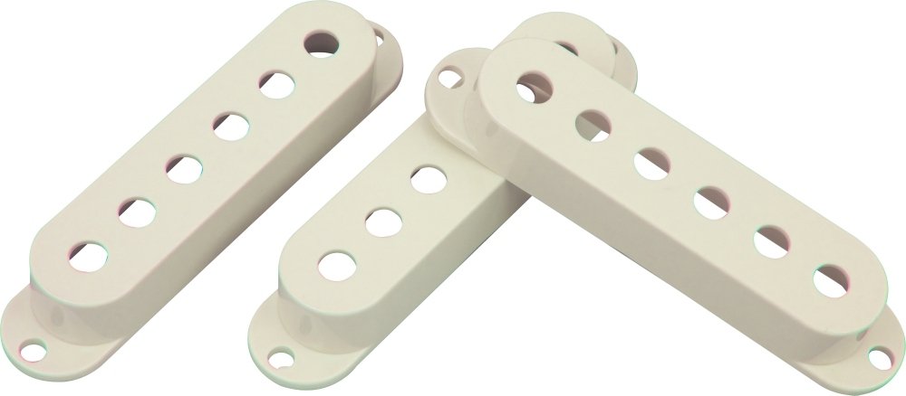 DiMarzio DM2001AW - Strat Covers, Large - Aged White - Set of Three — image 1