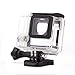 Nechkitter Side Open Skeleton Housing For GoPro Hero4 Hero3+ Hero 3 cameras With Bacpac Touched LCD Screen Protective backdoor and lens Transparent