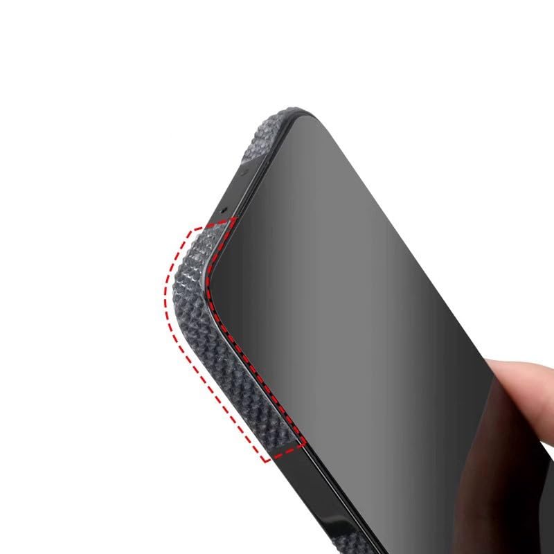 20 Pack Cell Phone Grip Tape Strips Rubber Non Slip Side Sticker Adhesive Grippy Bumper Frame Stickers for iPhone Case Magnetic Mobile Phone Case Commuter Series Cases Smartphone Tablet Frame