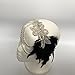 Pixnor 1920s Flapper Great Gatsby Headpiece Headband with Feather Vintage Black