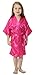 Joytton Kids' Satin Rayon Kimono Robe Bathrobe Nightgown