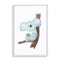 Framed Canvas Wall Art Cartoon Children's Room Canvas Prints Home Artwork Decoration for Living Room,Bedroom - 16x24 inches