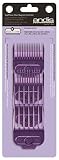 Andis Andis Nano-silver Magnetic Attachment 5-combs, Small, Sizes 1/16", 1/8", 1/4", 3/8", 1/2"
