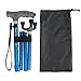 KingGear Travel Adjustable Folding Canes and Walking Sticks for Men and Women - Led Light and Easy Grip Handle for Arthritis Seniors Disabled and Elderly - Best Mobility Aids Cane (Blue)