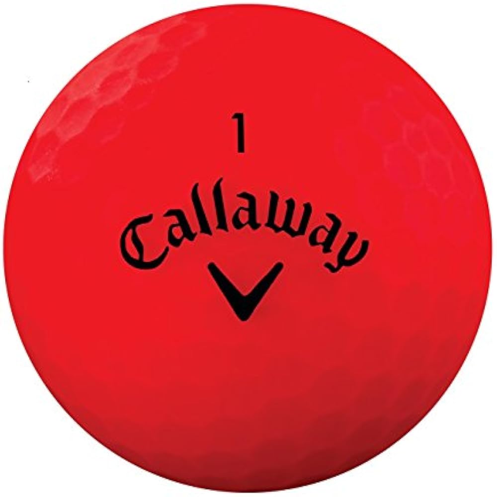 Callaway Golf 2018 Superhot Bold Matte Golf Balls Pack Of 15 Red Free