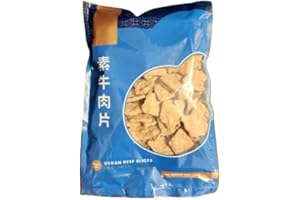 MEKOMAN Plant-Based Soy Curls with Textured Vegetable Protein (TVP) Premium Taiwanese Vegan Meat Imitates in Beef, Pork and Chicken flavor for Delectable Vegan Delights | 100% Meatless Chunks or Slides Ideal for Stir-Fry, Stew, BBQ, Tacos, Chili, Meatballs, and Burgers | Pack of 7oz (200g) or 7-Serving (15g Each)