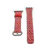 Custom Made Leather Street Fashion Replacement Band for Apple Watch 4 3 2 1 (Sup x lv, 42mm/44mm)
