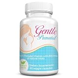 Gentle Prenatal Vitamins with Natural Folate (Methylfolate), Low Nausea Formula from Maternal Balance