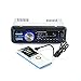 GeMoor Car Stereo Receiver with Bluetooth In-Dash, Single Din Car Radio, MP3 Player/USB/SD/AUX/FM Radio, Wireless Remote Control