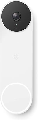 Nest Doorbell - Timbre de Video inalámbrico, Snow, 960p, Sólo movimiento