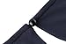 iGENJUN Women's Summer Sleeveless Pleated Back Closure Casual Tank Tops,Navy Blue,L