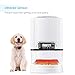 amzdeal Automatic Cat Feeder 6L Pet Feeder Dog Food Dispenser with Time and Meal Size Programmable, LCD Display and Meal Call Recorder Up to 4 Meals A Day