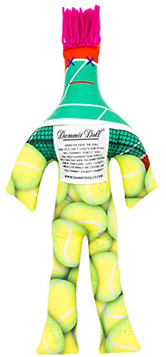 Dammit Doll - Dammit Sports - Dammit Tennis Doll - Stress Relief, Gag Gift