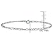 Sterling Silver Figaro Chain Anklet