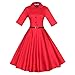 Maggie Tang 3/4 Sleeve 1950s Vintage Rockabilly Full Circle Dress