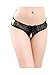Sexyangels Womens Open Crotch Underwear Thongs Lace G-Strings Sexy Panties
