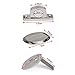 GGIENRUI Magnetic Door Stopper Floor Door Stop Magnetic Heavy Duty Door Holder for Keep Door Open with 3M Self Adhesive and Conceal Screw Mount, 1pcs, Silver
