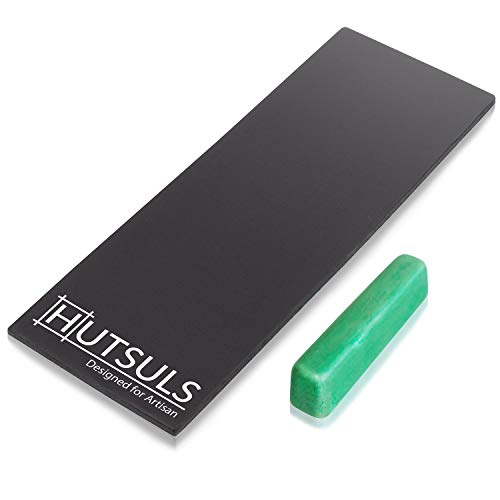 Hutsuls Black Leather Strop with Compound Get RazorSharp Edges with