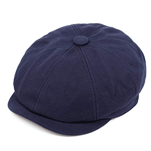 VORON Newsboy hat Men Adjustable Newsboy Cap Cotton Autumn and Winter