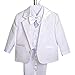Dressy Daisy Baby Boy' 5 Pcs Set Formal Tuxedo Suits No Tail Christening Outfits