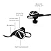 Amerzam Bluetooth Headphones 4.1 Earbuds Wireless Sports Headset Stereo Headphones with Mic, Black