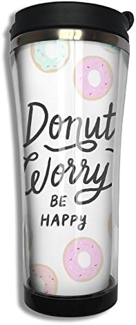 Donut Worry Personalized Simple Modern Beautiful Custom Coffee,Tea,home,Unique Gift,office, Hot &amp; Cold Drinks Mug