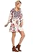 Umgee Women's Bohemian Tunic or Dress (Large, Pink Ivory)