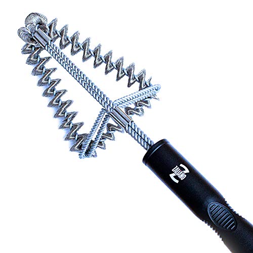 Zaliano Grill Brush And Scraper, 100% Safe Bristle Free BBQ Cleaner, 18