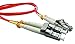 3 Meter Multimode Duplex Fiber Optic Cable (50/125) - LC to LC - Orange