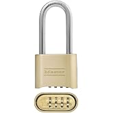 Master Lock Padlock, Set Your Own Word Combination Lock, 2 in. Wide, 175DLHWD
