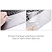FORITO Clear Matte Trackpad Protector Compatible with 2019 or 2018 or 2017 or 2016 Released 13 Inch MacBook Pro Model A2159 & A1989 & A1706 & A1708 with or without Touch Bar