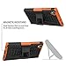 Sony Xperia L1 Case,Mama Mouth Shockproof Heavy Duty Combo Hybrid Rugged Dual Layer Grip Cover with Kickstand for Sony Xperia L1 (with 4 in 1 Packaged),Orange