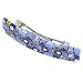 GlassOfVenice Murano Glass Millefiori Hair Clip - Blue Flowers