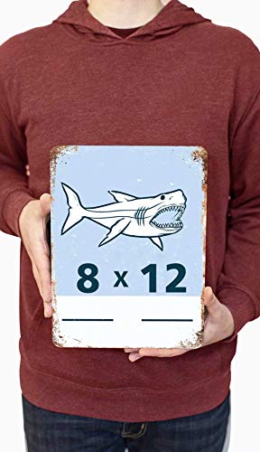 Lilyanaen New Metal Sign Aluminum Sign Parking by Permit Only All Others Will Be Towed Warning Notice Plate for Outdoor & Indoor 12" x 8" - Thumbnail 2