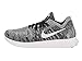 Nike Womens Free RN Flyknit 2017 Running Shoes Black/Volt/White 880844-003 Size 10