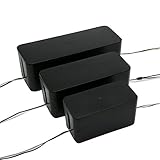 [Set of Three] Cable Management Boxes Organizer,Large Storage Holder for Desk, TV, Computer, USB Hub, System to Cover and Hide & Power Strips & Cords