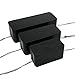 [Set of Three] Cable Management Boxes Organizer,Large Storage Holder for Desk, TV, Computer, USB Hub, System to Cover and Hide & Power Strips & Cords