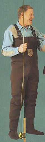 Kobuk Men 3mm Walnut Brown RadialFlex Neoprene Fishing/Hunting Stocking Foot Wader Size Small