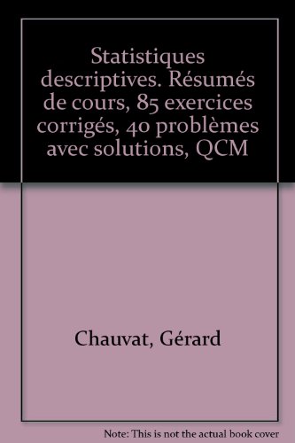 Statistiques descriptives