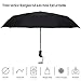 mysuntown Windproof Auto Open Close Travel Umbrella Fiberglass Reinforced 8-Rib Umbrella?Black