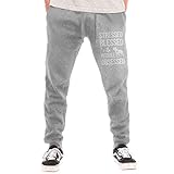 Yangkun Mens Funny Pitbull Sweatpants for