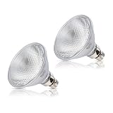 Simba Lighting 70PAR38/FL Halogen PAR38 Light Bulb 70W 30deg Spotlight Dimmable (2-Pack) for Indoor Recessed Can and Outdoor PAR 38 Security Light, 120V E26 Base, 100W Replacement, 2700K Warm White