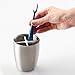 InterDesign Forma Metal Toothbrush Holder Stand for Vanity Countertops in Master, Guest, and Kids' Bathrooms, 1.5