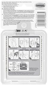 Command Assorted Adhesive and Mounting Strips 8 Small 4 Medium 4 Large White view 13