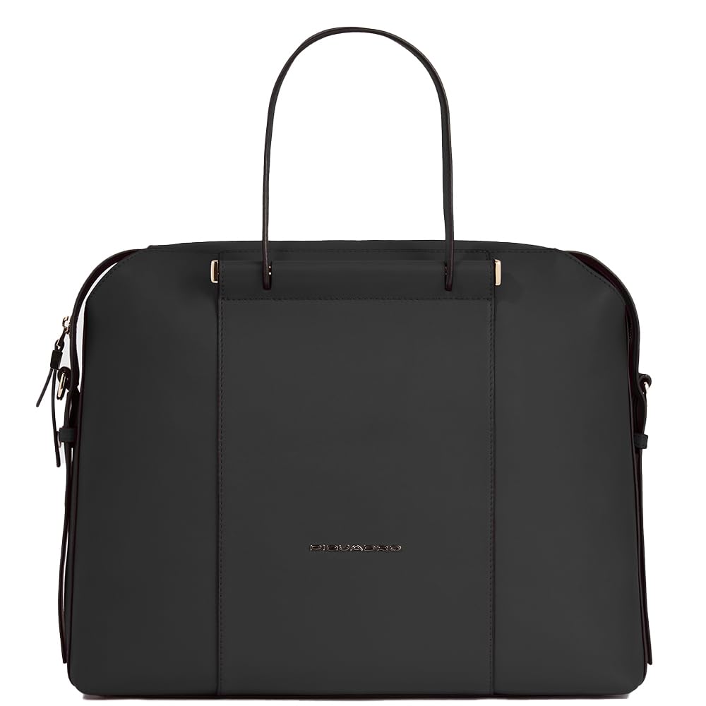 Piquadro Circle School Bag, 38 cm, Black (Nero)