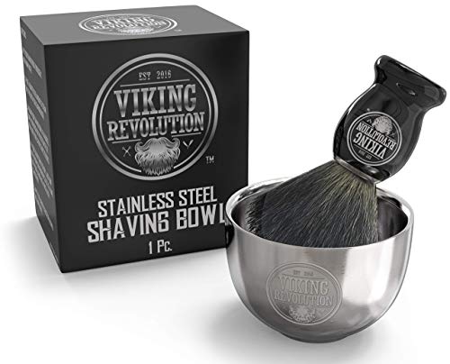 Stainless Steel Shaving Soap Bowl- Shaving Mug for Shave Cream & Soap- Double Layer, Unbreakable Shaving Cup for Wet… - Image 3