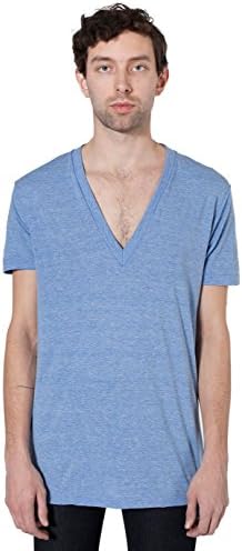 Women's Tri-Blend Deep V-Neck Short Sleeve T-Shirt